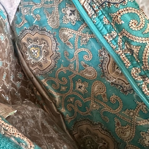 Teal Vera Bradley hanging toiletry travel organizer - Picture 5 of 6